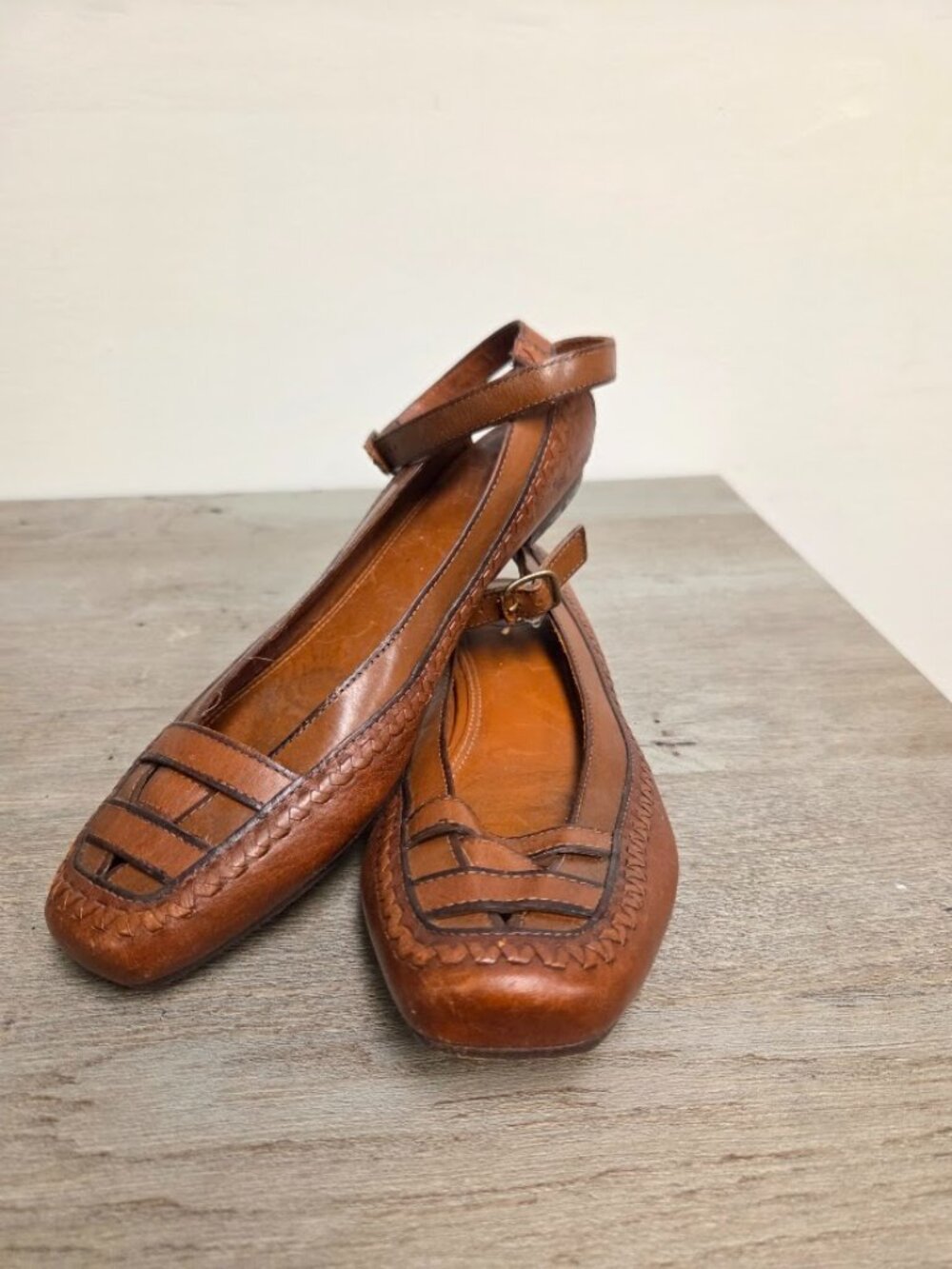 Frye boho leather  ballerina Flats. Size 6.5